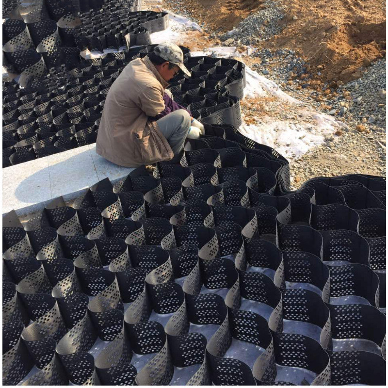 3d Soil Stabilization Geosynthetics Geocell/Gc Cellular Confinement System For Slope Retaining Wall