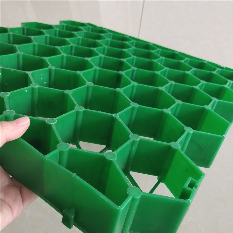 Plastic Pavers Hdpe Plastic Grass Paver Gravel Stabilizer Grid For Parking Lot Fire Escape Plastic Grid Residential Parking Grid