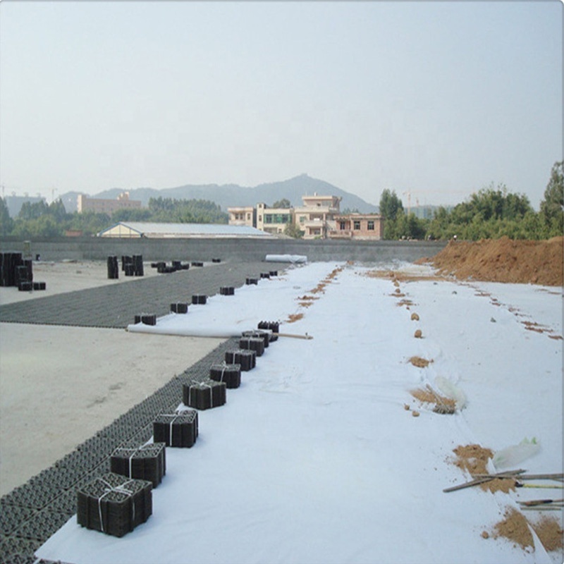 Eco Friendly Geotextile Fabric Rolls 200g/m2 Pp Staple Fiber Non Woven Pp Stable Fiber Nonwoven Geotextile For Retaining Wall