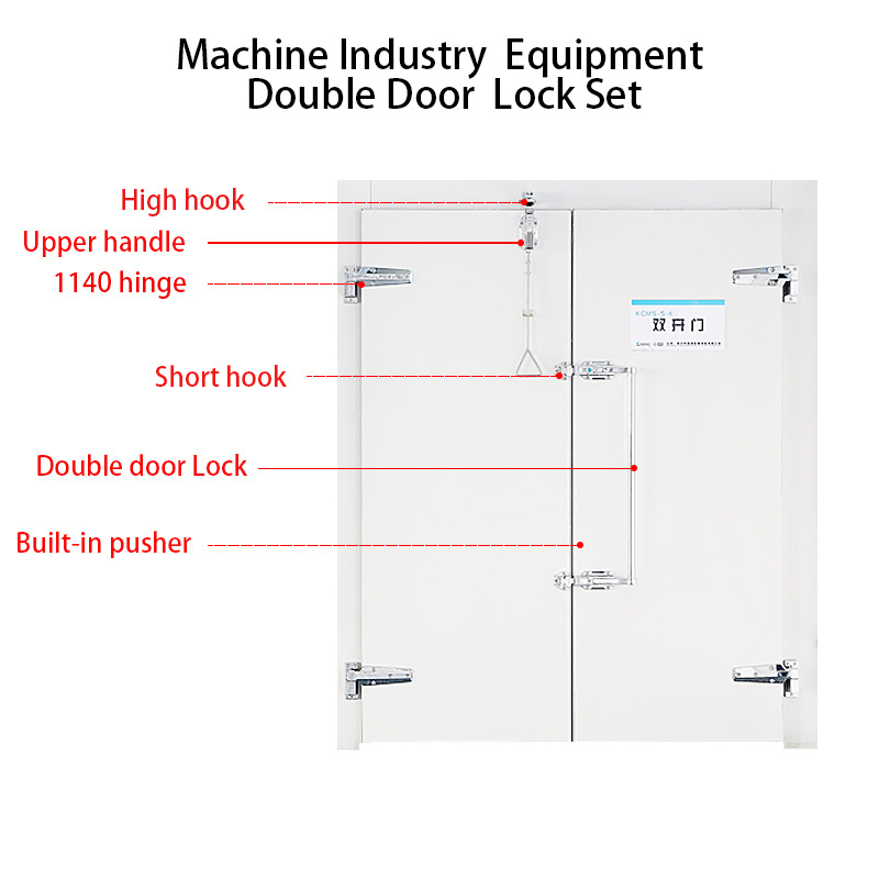 Zinc Alloy Hinges Cold Room Door Cold Room Double Lock