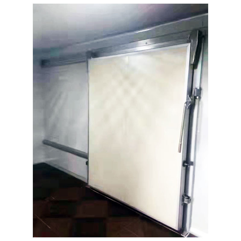 Industrial Manual Sliding Door Polyurethane Double-sided Color Steel Plate Cold Room Sliding Door