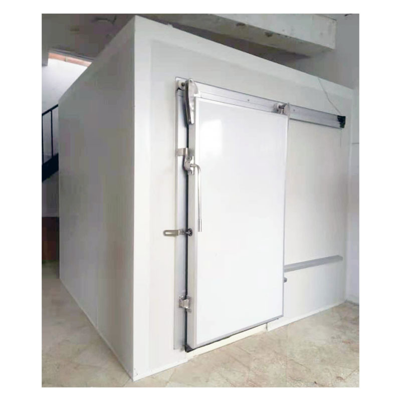 Industrial Manual Sliding Door Polyurethane Double-sided Color Steel Plate Cold Room Sliding Door