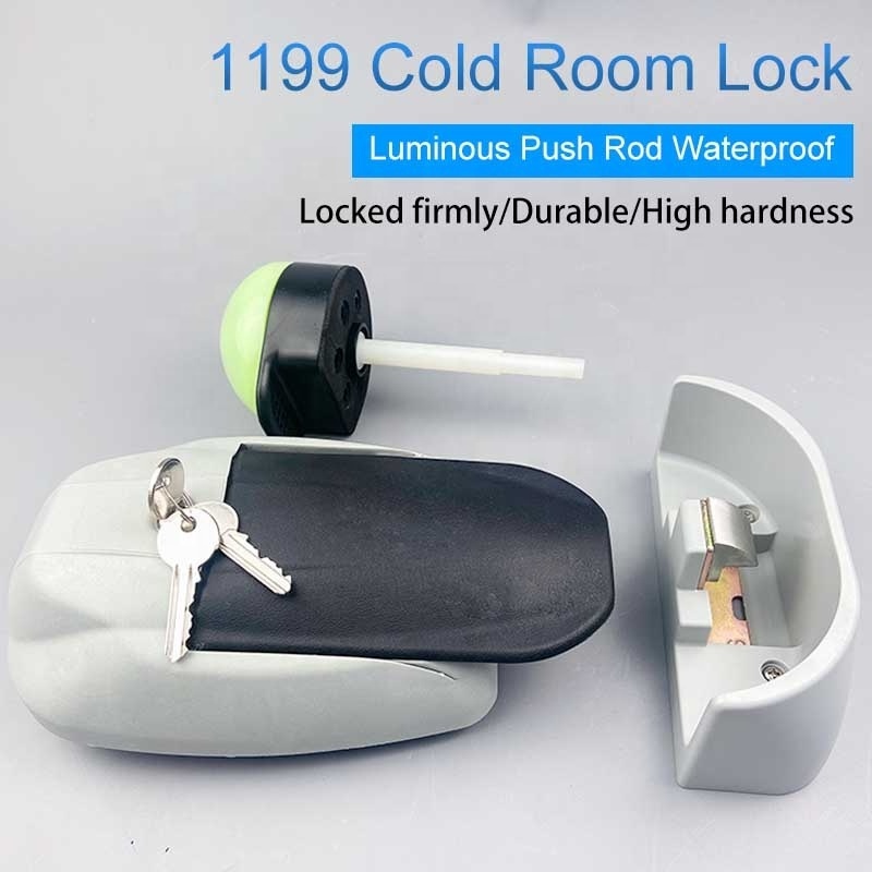 1199 High-density ABS Cam-lift Safety Latch Cold Room Door Handel Lock Latch