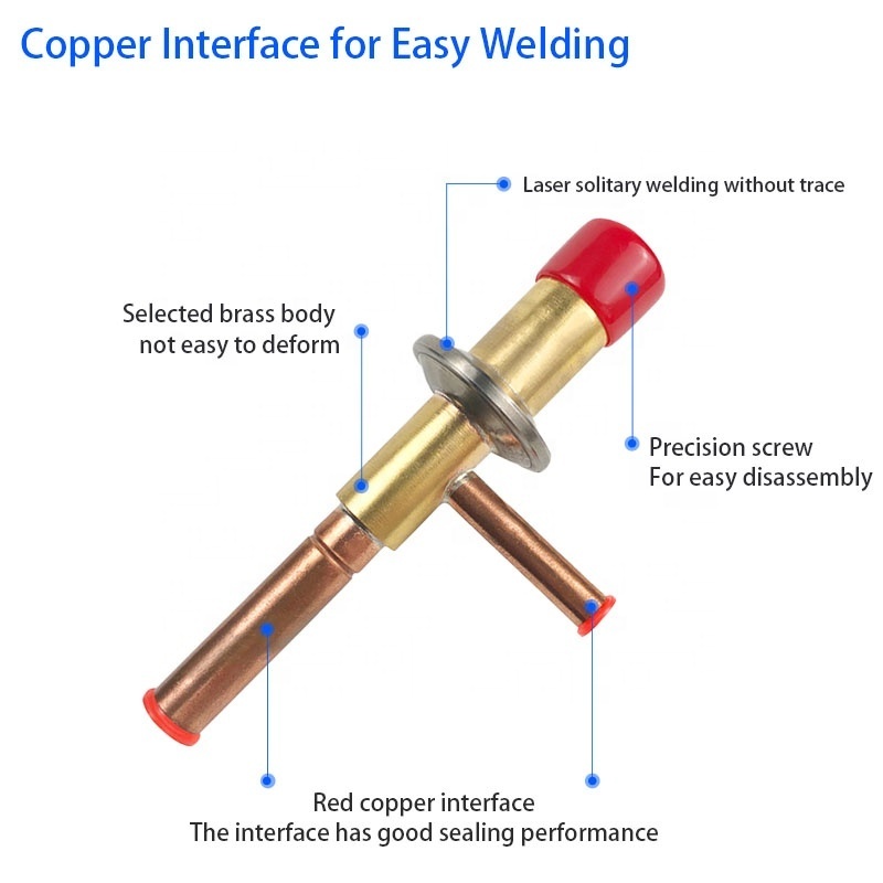 Condensing Unit Refrigeration Parts Hot Gas Discharge Hydraulic Bypass Valve