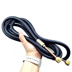 1/4" 3/8" 1/2" 5/8" 3/4" 7/8" Air Conditioner System Refrigeration Insulation Copper Pipe Connecting Flexible Pipe Rubber Hose