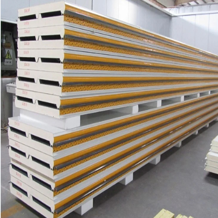 Blast freezing cold room 150mm polyurethane sandwich panels insulation cold room sandwich panel for sale