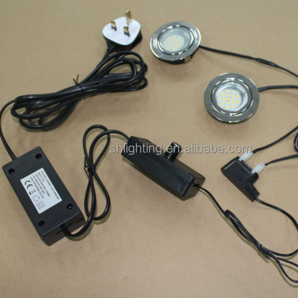 12v Mini Downlgiht Light Linkable For Wardrobe Recessed Or Surface Mounted Cabinet LED/SMD cabinet light