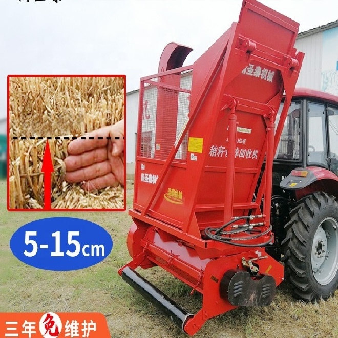 mini grass hay straw Maize corn stalk silage harvester wheat forage harvester cutting making machine automatic