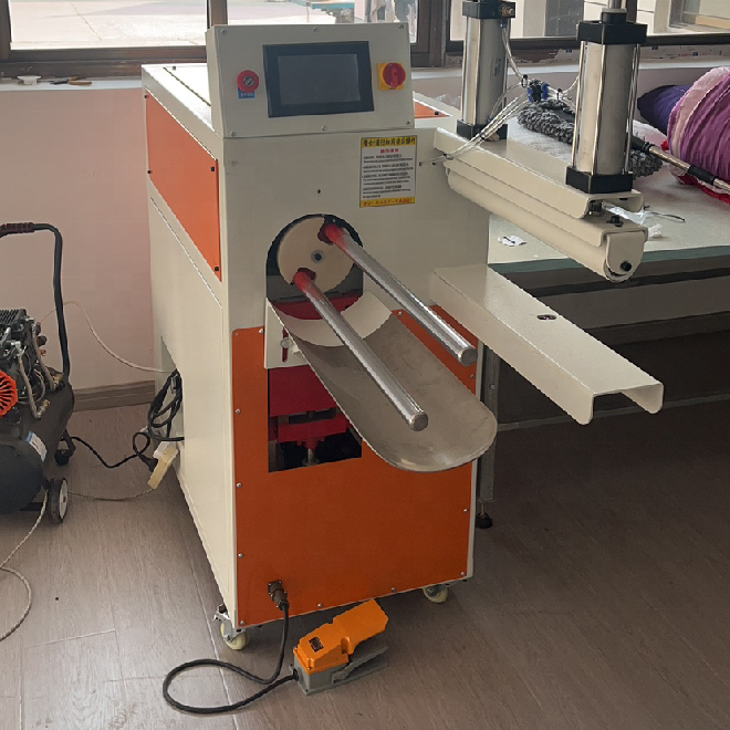 CNC pillow and quilt roll coiling packing press machine cushion mattress press Rolling Coiled packing Machine automatic