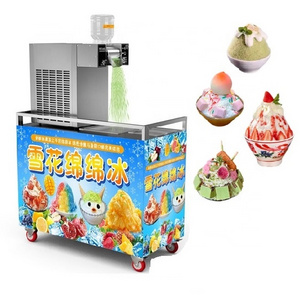 Commercial Korean Korea Kakigori Mesin Es Bingsoo Snow Snowflake Flake Cream Crusher Milk Snow Ice Machine automatic