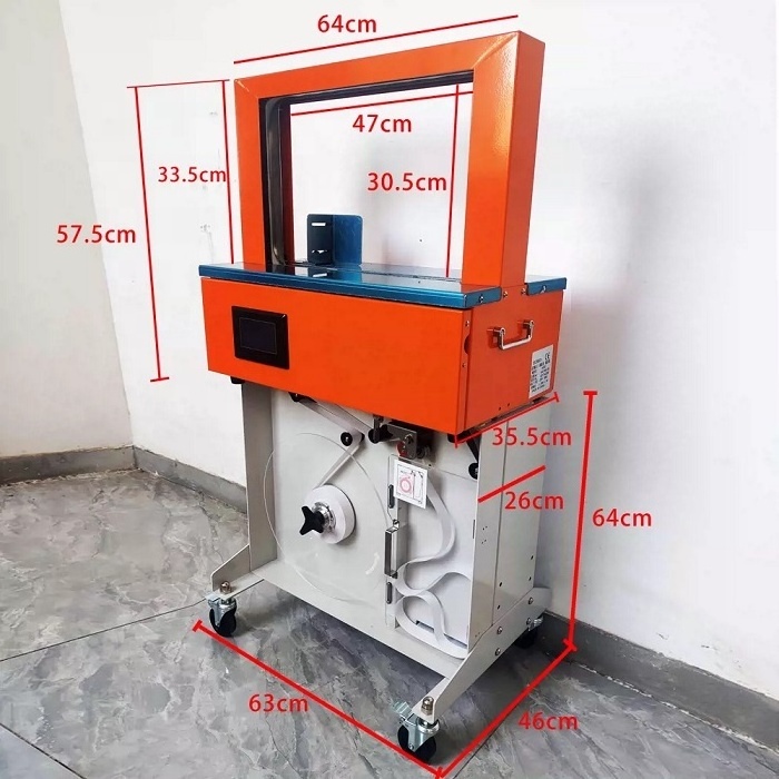 automatic paper food vegetable money pipe banding band strapping binding wrapping machine paper tape banding machine