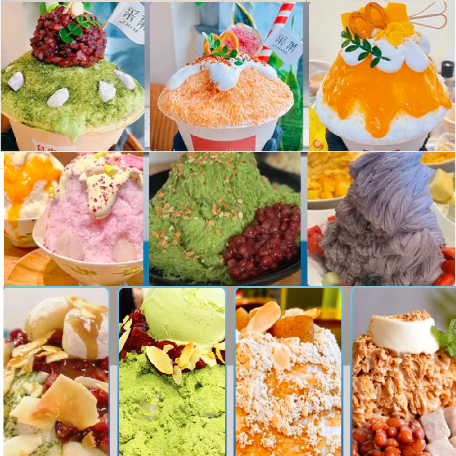 Commercial Korean Korea Kakigori Mesin Es Bingsoo Snow Snowflake Flake Cream Crusher Milk Snow Ice Machine automatic