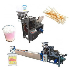 medical cotton swab stick making machine ear cleaning stick cotton bud making machine Automatic