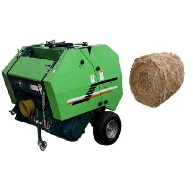 alfalfa corn stalk silage square round hay rice straw grass baler cutting bundle machine for tractor mounted pto mini harvester