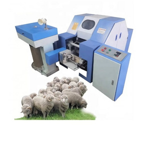 Mini small sheep wool yarn cotton carding combing processing spinning machine for fiber fabric industrial automatic