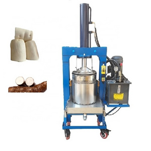 electric hydraulic cold press cassava hydraulic press pressing dewatering juicer machine for cassava automatic