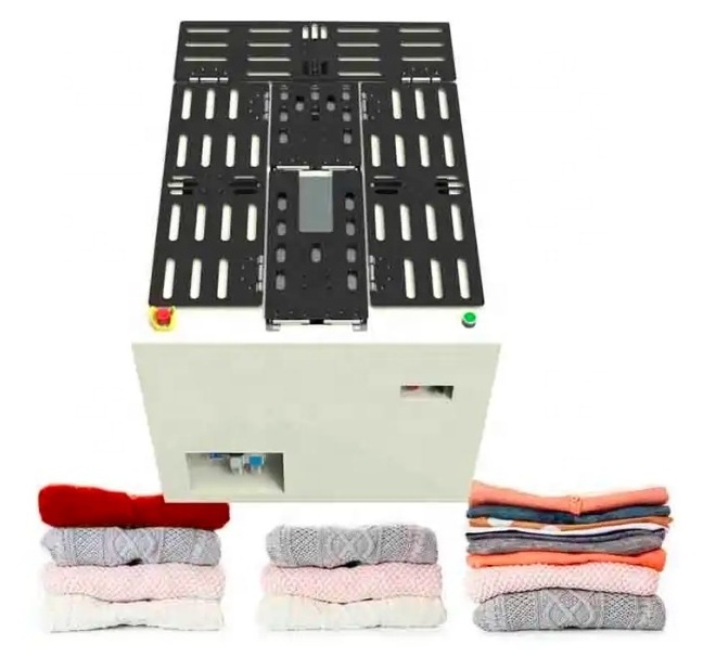 industrial laundry clothes packing machine t shirt t-shirt folding clothes machine automatic