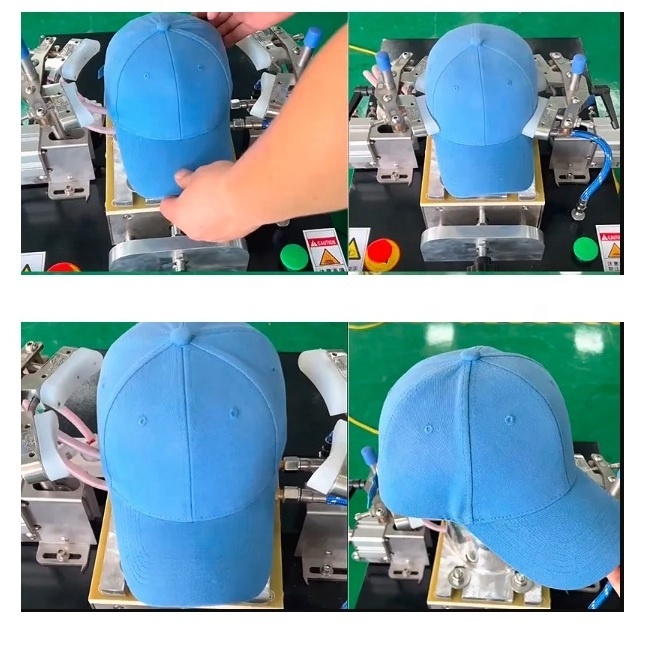 automatic baseball hat cap ironing making machine cap hat steam steamer press machine