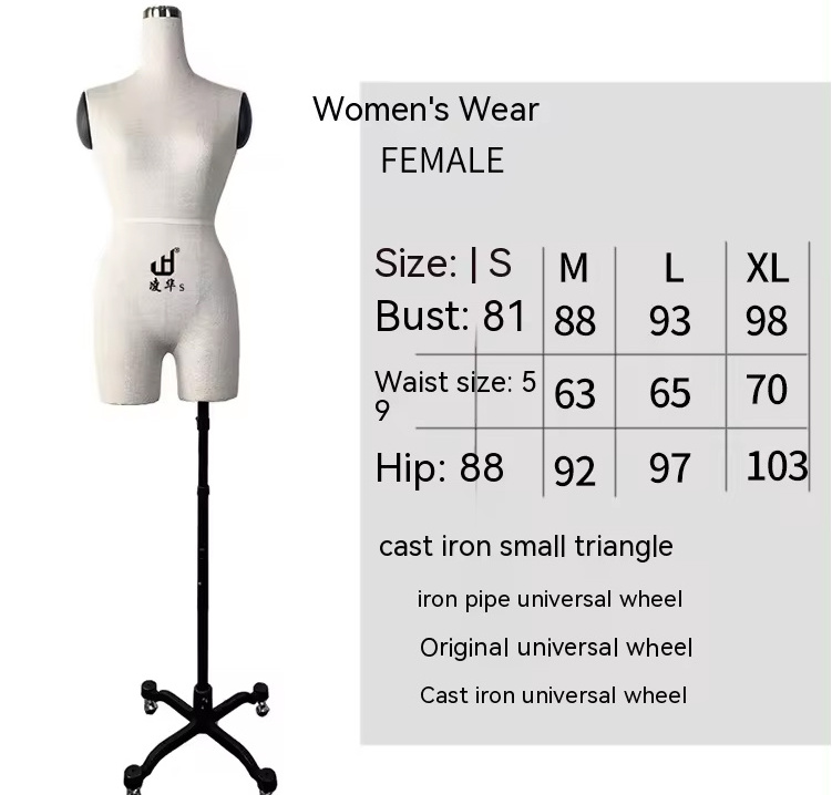 Cheap dressmaker Sewing Adjustable Torso Foam Professional Large size up Half Body Female dress form mannequin tailor couture