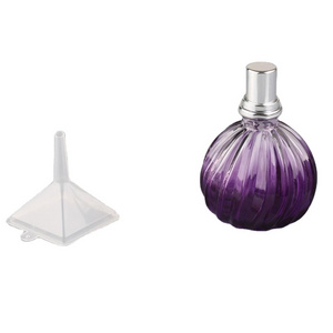 100ml Purple Cyrstal Glass Fragrance Oil Diffuser Pineapple Shape Bottle