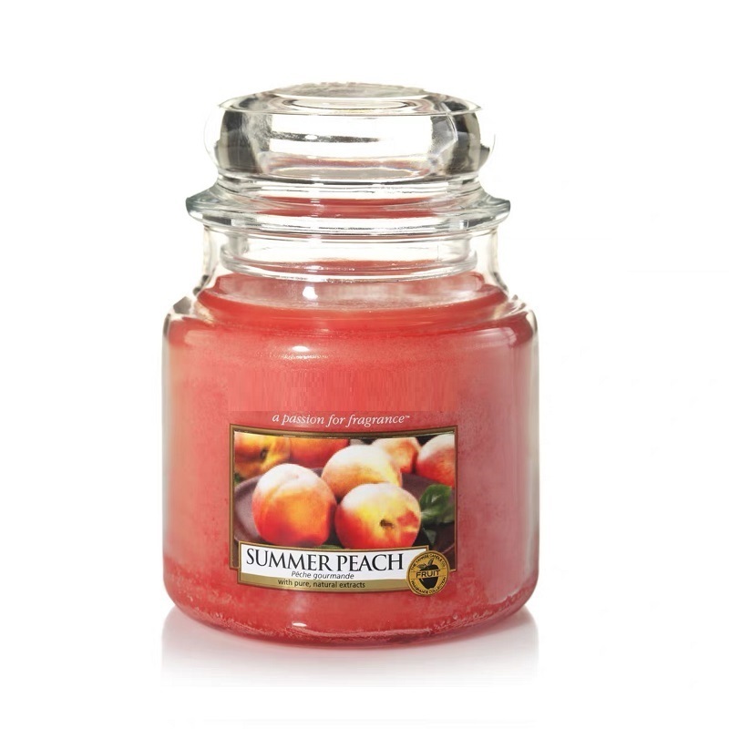 Wholesale Linlang Best Selling Products Medium Size Glass Candle Jar With Lid Glass Candle Holder