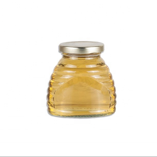 shanghai Skep 3 oz glass jars with lid metal gold bottle for honey iso9001