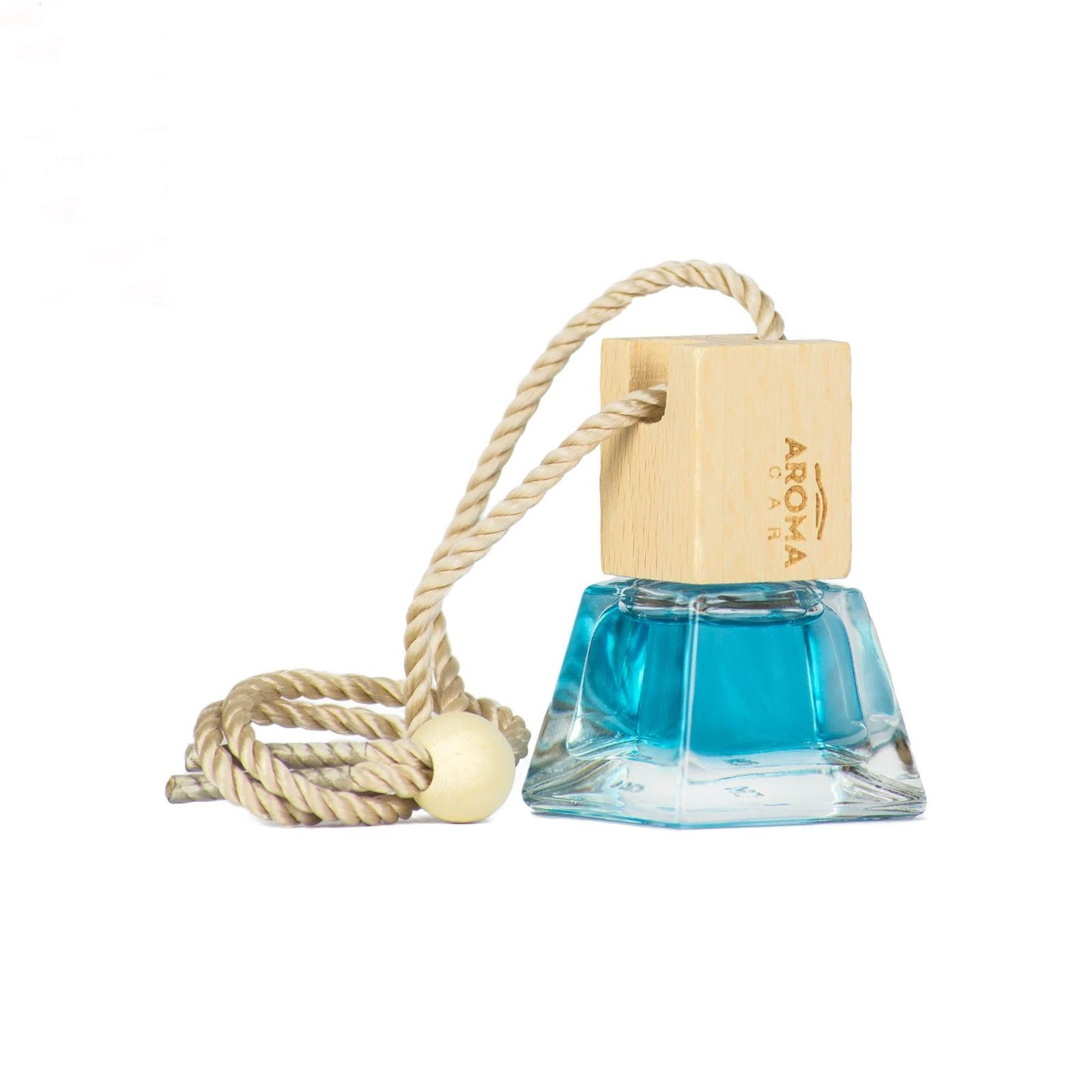 Hanging glass car diffuser perfume glass bottle 6ml 7ml