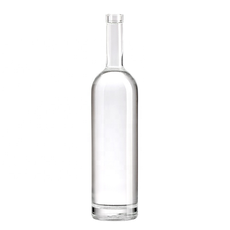 200ml 375Ml 500Ml 750Ml Clear Empty Vodka Liquor Gin Rum Tequila Whiskey Whisky Brandy Spirit Glass Bottle With Cork