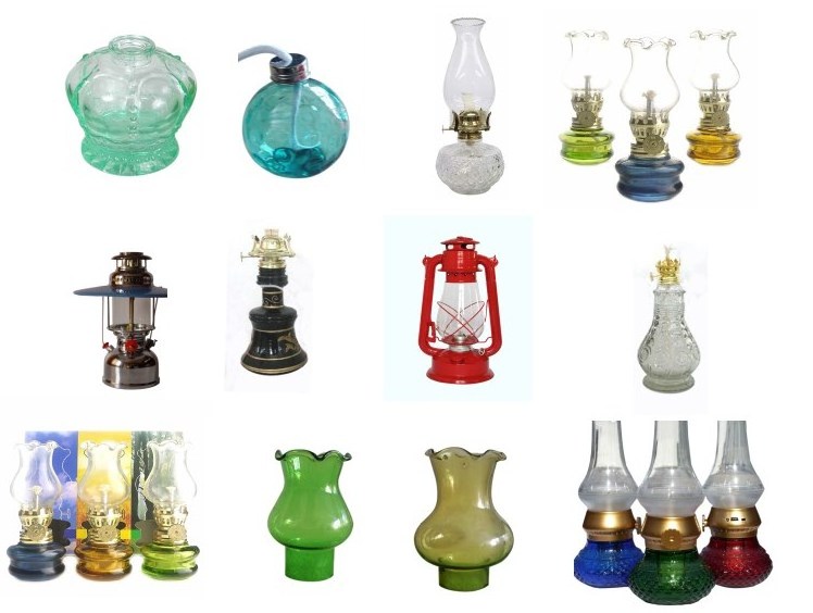 Oil Lamps for Indoor use Glass Kerosene lamp wick for oil lamp