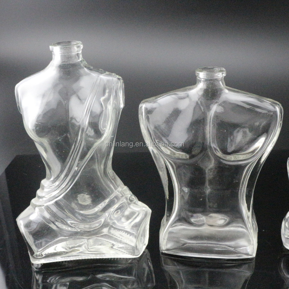 wholesale body shaped perfume glass bottle men shape perfume bottle