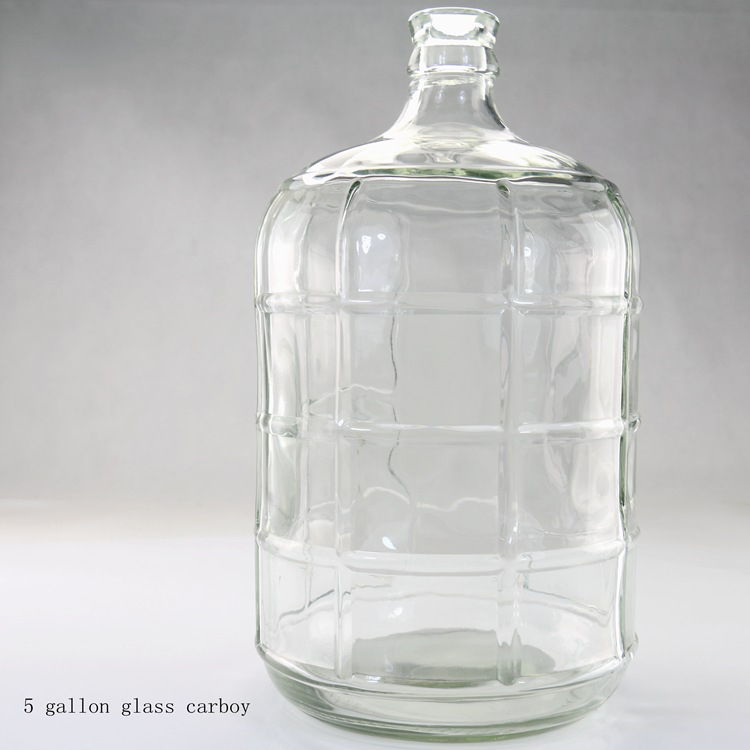 Wholesale 1 gallon 3 gallon 5 gallon glass carboy bottle for water and wine