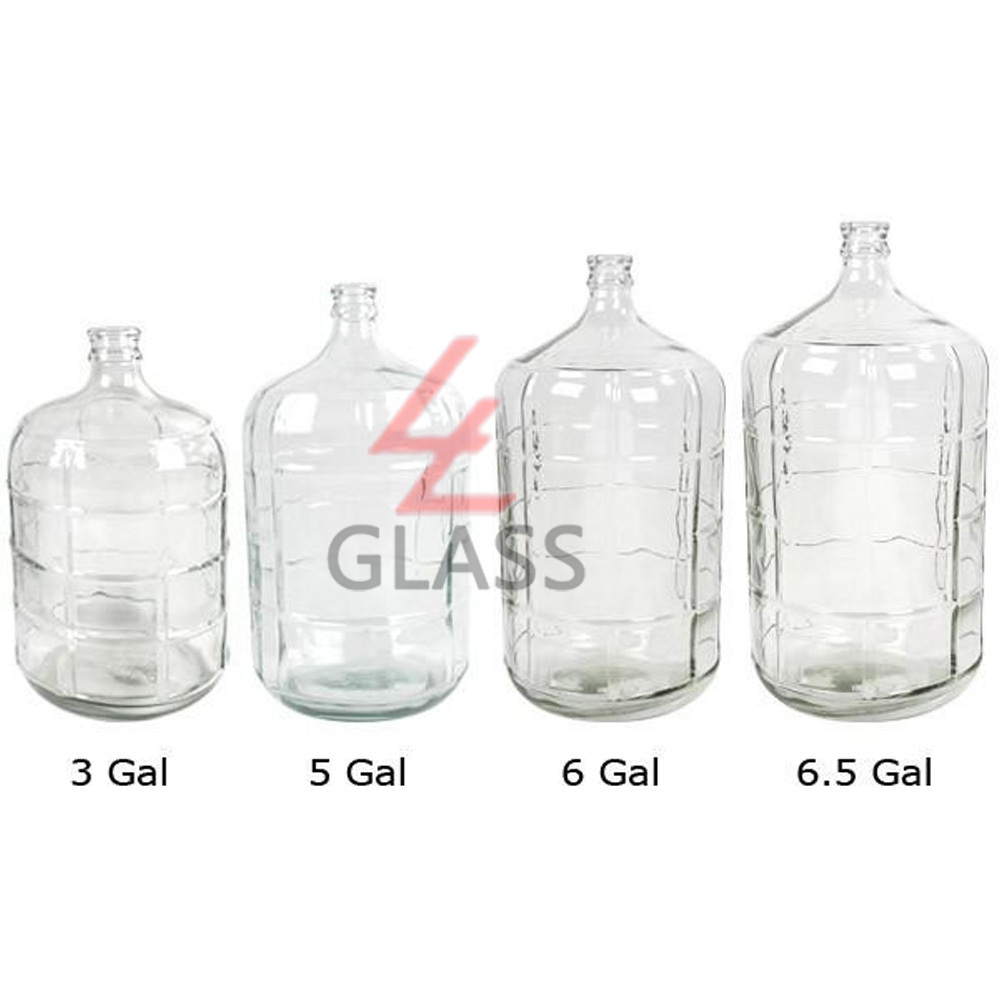 Wholesale 1 gallon 3 gallon 5 gallon glass carboy bottle for water and wine