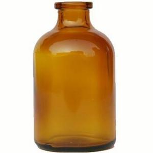 100ml Glass Bottle Amber Moulded Sterile Injection Vials for Antibiotics