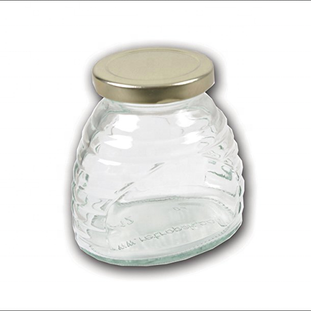 shanghai Skep 3 oz glass jars with lid metal gold bottle for honey iso9001