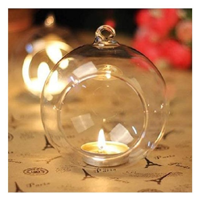 Shanghai Linlang New Style glass candle cup holder crystal candle holders decorative