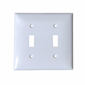 Shanghai Linsky (WTS-02) 2 Gang Decorate Plastic Cover Plate Toggle Switch Plastic Wall Plate