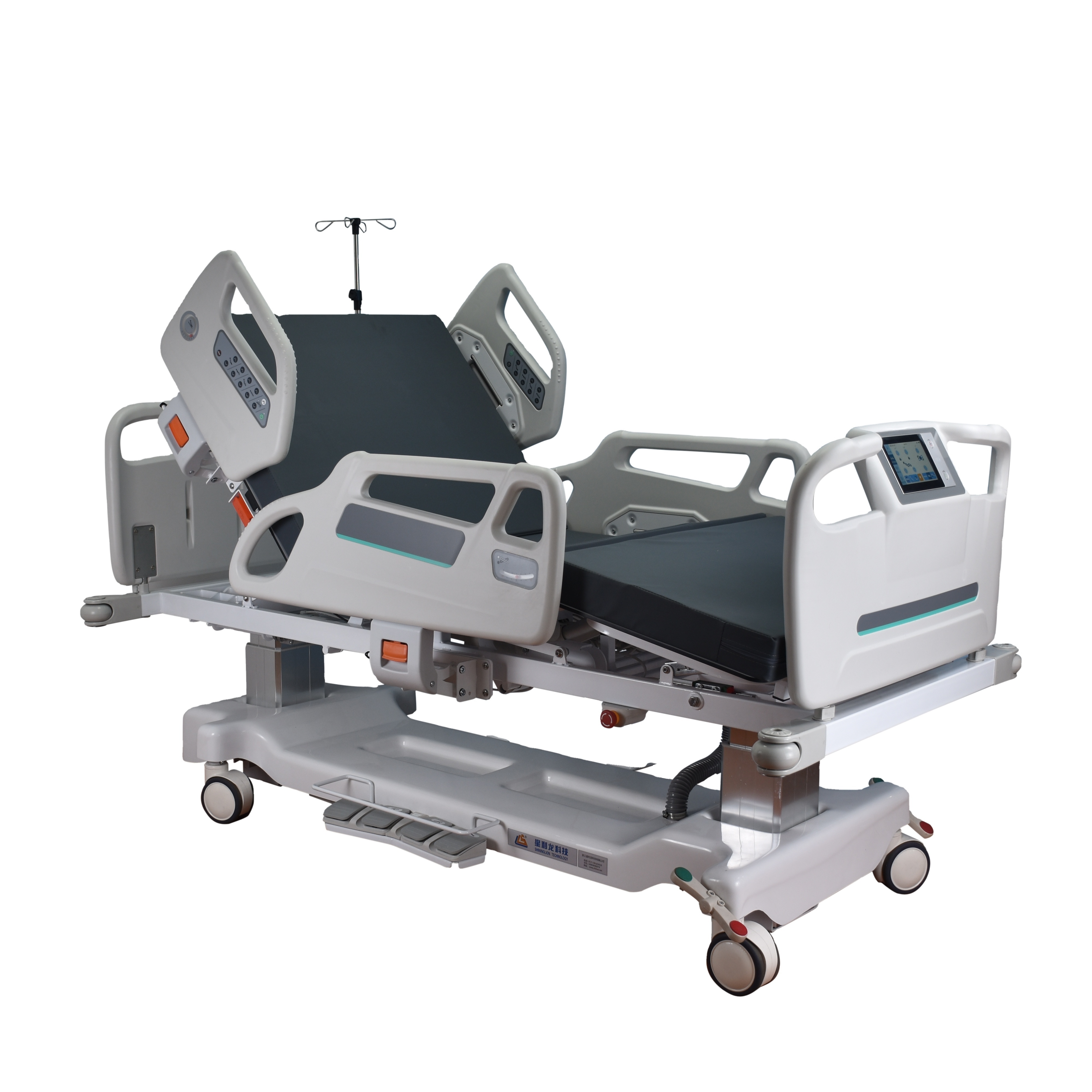 Luxury and Intensive Hospital  Ward Room Uses Hospital Bed 5 Functions Electric Medical Bed with Weighing System