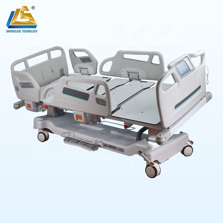 Luxury and Intensive Hospital  Ward Room Uses Hospital Bed 5 Functions Electric Medical Bed with Weighing System