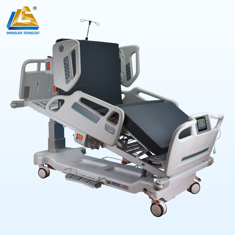 Luxury and Intensive Hospital  Ward Room Uses Hospital Bed 5 Functions Electric Medical Bed with Weighing System