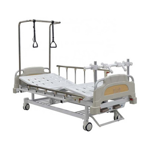 Two function centrol locked orthopedic traction hospital bed with orthopedic bed mattress