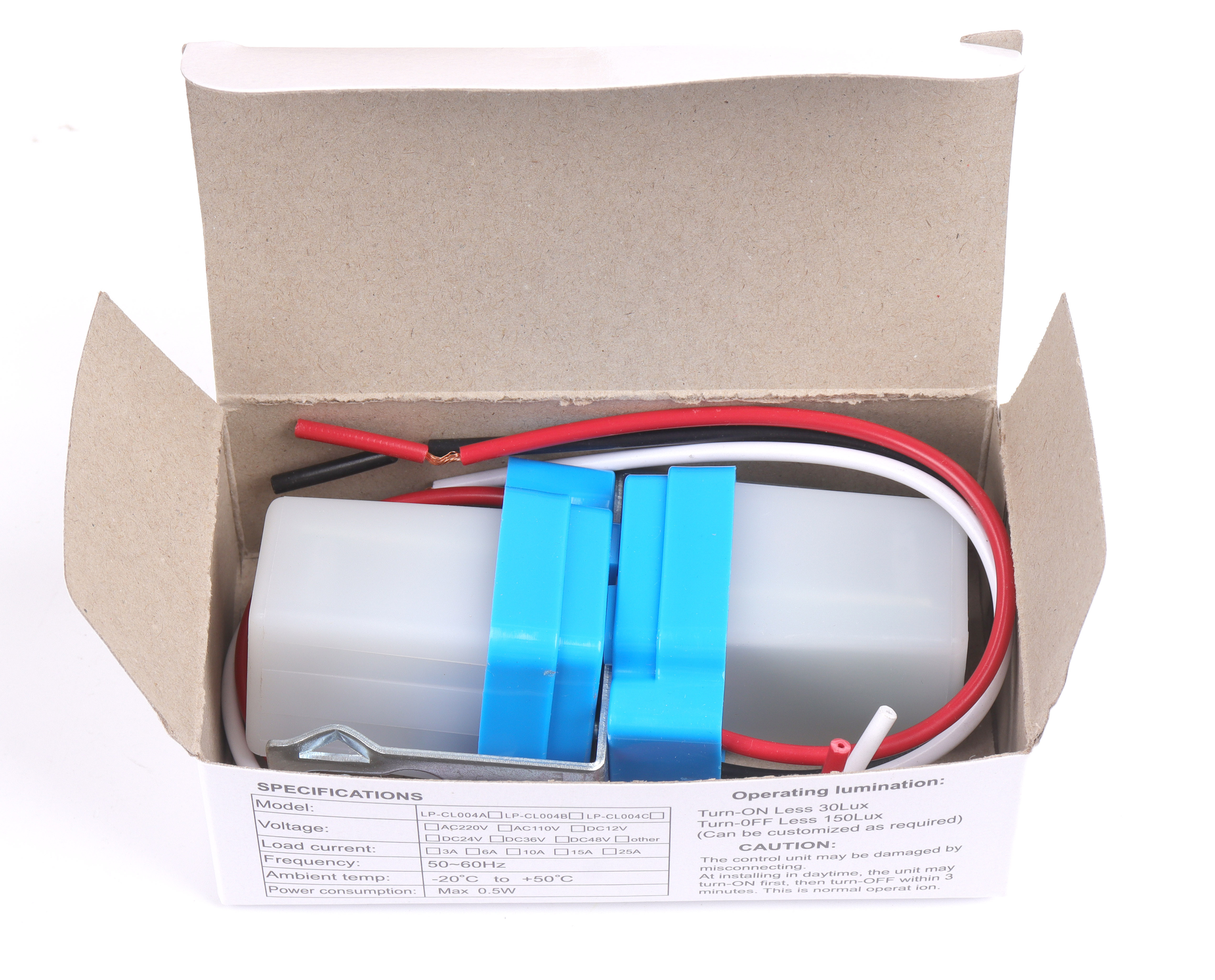 AC 220V 10A Automatic Auto On Off Photocell Street Light Switch 50-60Hz 10A Photo Control Photoswitch Sensor