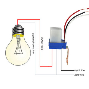 AC 220V 10A Automatic Auto On Off Photocell Street Light Switch 50-60Hz 10A Photo Control Photoswitch Sensor