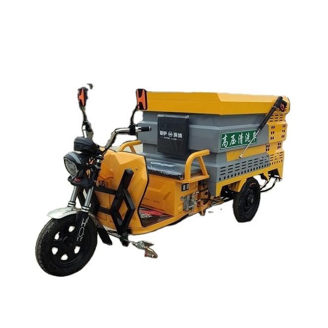 Three Wheels Electric Road Sweeper Vehicle for Efficient Road Washing