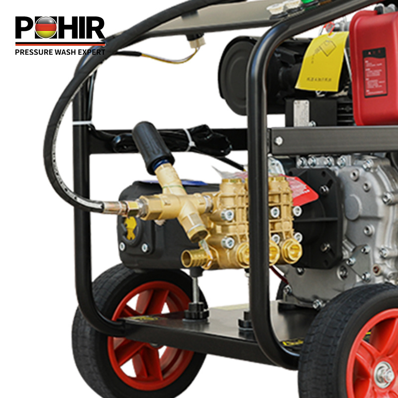 High Pressure Cleaner 40lpm-70lpm 10gpm-19gpm Diesel Hydro Jetter Drain Cleaning Pressure Washer Sewer Jetter Machines