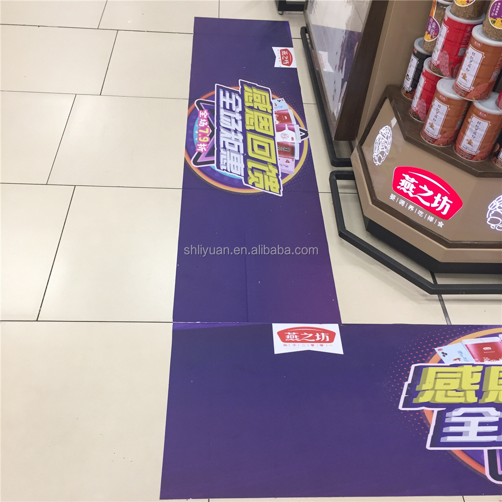 Custom Self Adhesive Large Size Advertising Indoor Floor Vinyl Decal Sticker