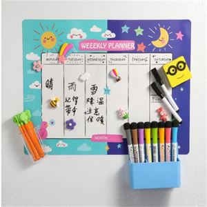 Calendar Magnetic Monthly Planner, Magnetic Whiteboard Calendar, Custom Dry Erase Board