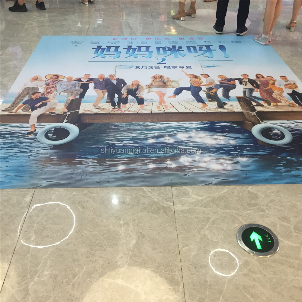 Custom Floor Graphics, Keep Distance Floor Decal Sticker Printing