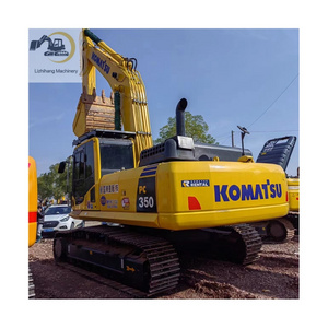 Hot sell komatsu excavator used digger machine used excavators china pc350 for sale