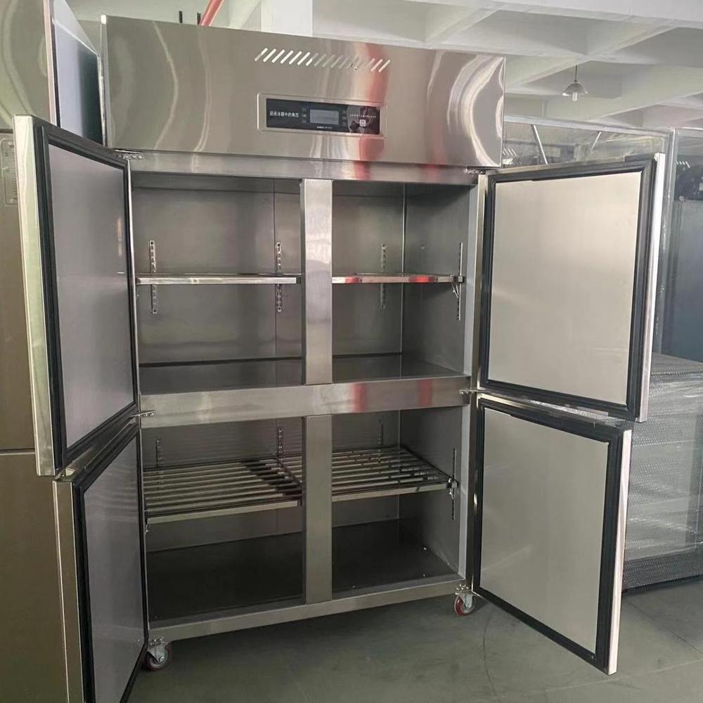 Kitchen freezer upright 4 door chiller fridge refrigerator top-freezer refrigerators refrigeration equipment