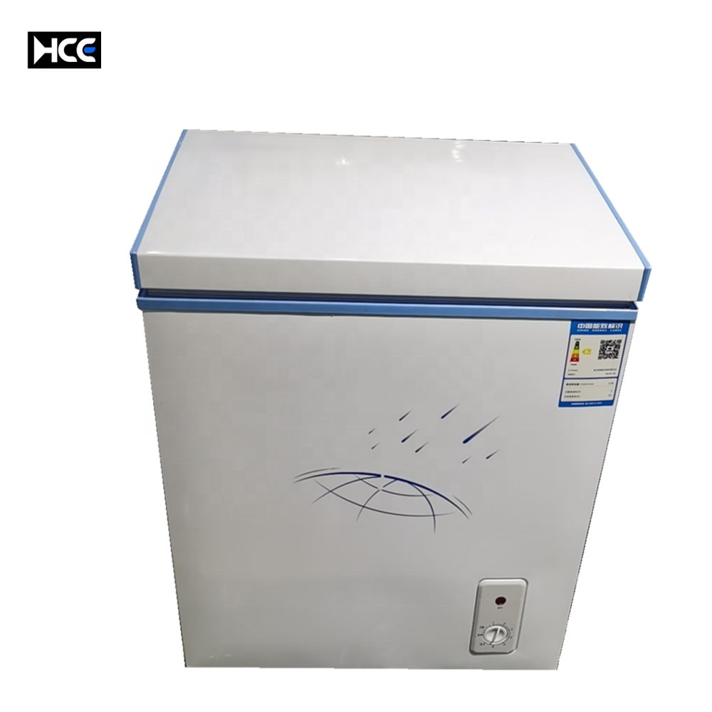 109L mini commercial display deep freezer chest commercial small ice cream chest freezer manufacturers